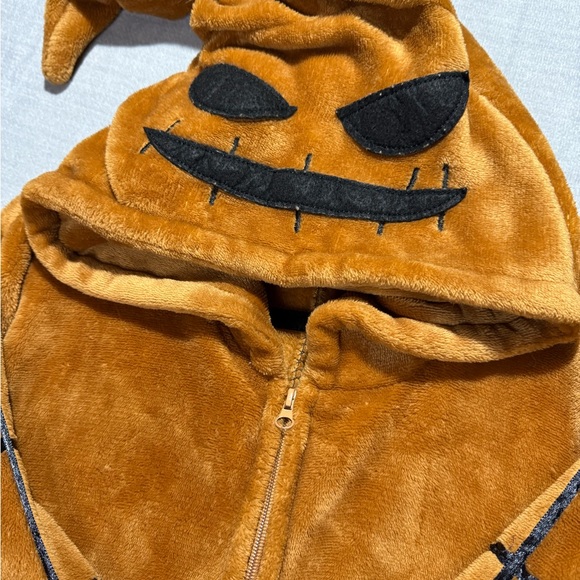 Nightmare Before Christmas Oogie Boogie Adult Unisex Fleece Onesie Pajamas Med - Picture 4 of 5